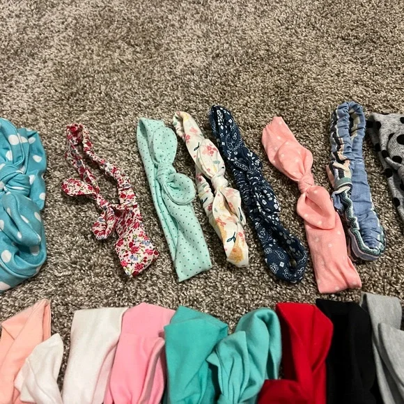 Box of baby girl bows